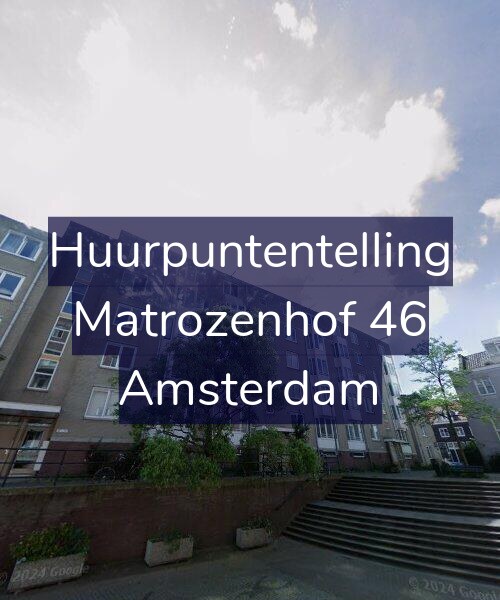 Foto gevel Huurpuntentelling voor Matrozenhof 46, Amsterdam