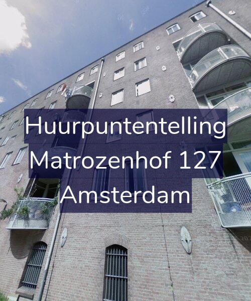 Foto gevel Huurpuntentelling voor Matrozenhof 127, Amsterdam