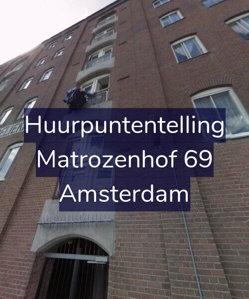Foto gevel Huurpuntentelling voor Matrozenhof 69, Amsterdam