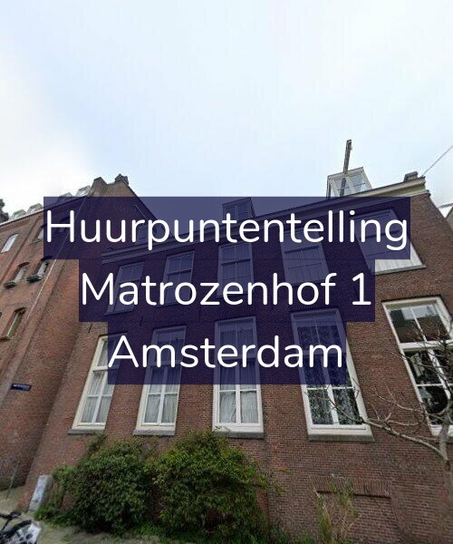 Foto gevel Huurpuntentelling voor Matrozenhof 1, Amsterdam