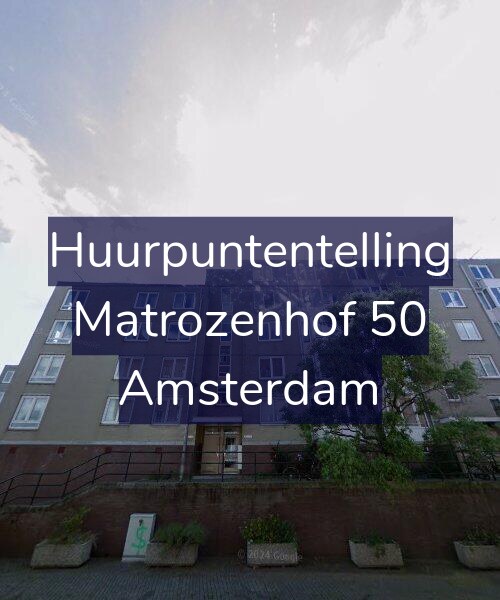 Foto gevel Huurpuntentelling voor Matrozenhof 50, Amsterdam