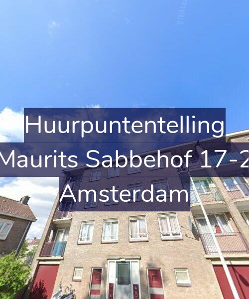 Foto gevel Huurpuntentelling voor Maurits Sabbehof 17-2, Amsterdam