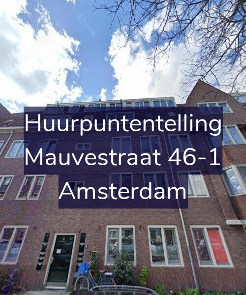 Foto gevel Huurpuntentelling voor Mauvestraat 46-1, Amsterdam