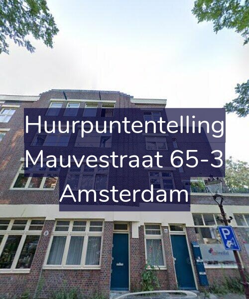 Foto gevel Huurpuntentelling voor Mauvestraat 65-3, Amsterdam
