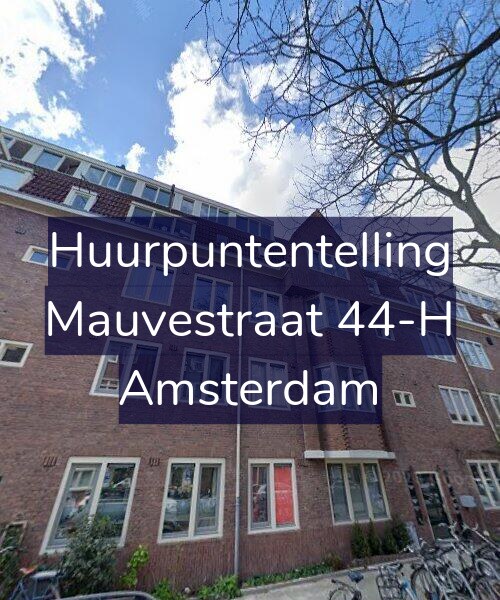 Foto gevel Huurpuntentelling voor Mauvestraat 44-H, Amsterdam