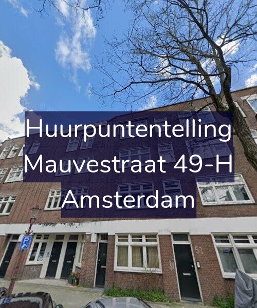 Foto gevel Huurpuntentelling voor Mauvestraat 49-H, Amsterdam