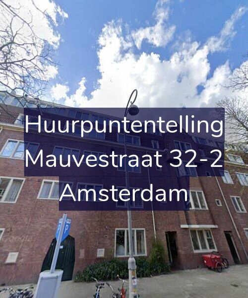 Foto gevel Huurpuntentelling voor Mauvestraat 32-2, Amsterdam