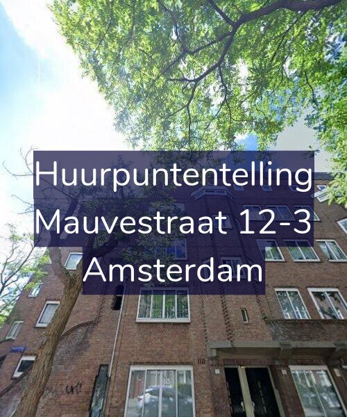 Foto gevel Huurpuntentelling voor Mauvestraat 12-3, Amsterdam