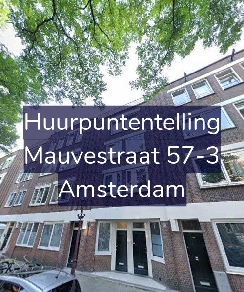Foto gevel Huurpuntentelling voor Mauvestraat 57-3, Amsterdam
