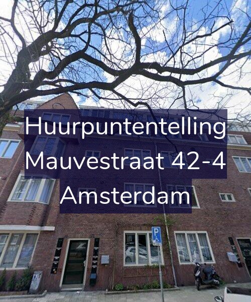 Foto gevel Huurpuntentelling voor Mauvestraat 42-4, Amsterdam