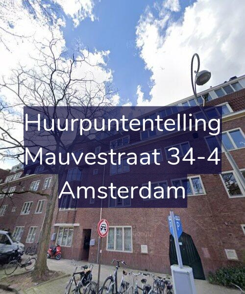 Foto gevel Huurpuntentelling voor Mauvestraat 34-4, Amsterdam