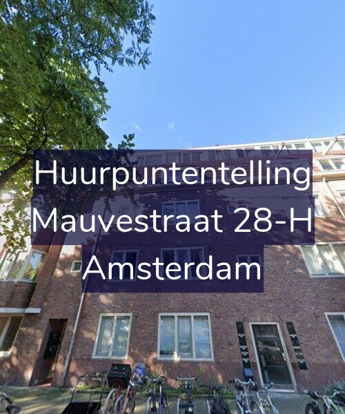 Foto gevel Huurpuntentelling voor Mauvestraat 28-H, Amsterdam