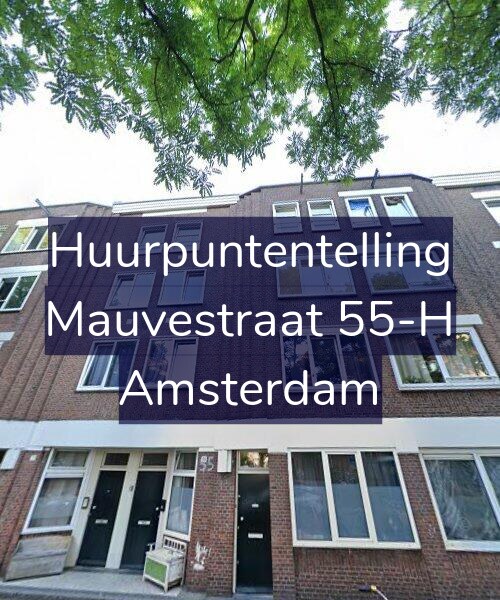 Foto gevel Huurpuntentelling voor Mauvestraat 55-H, Amsterdam