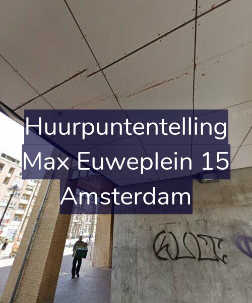 Foto gevel Huurpuntentelling voor Max Euweplein 15, Amsterdam