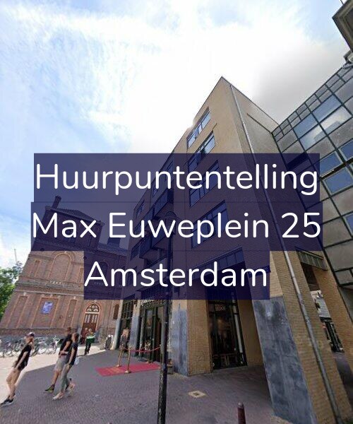 Foto gevel Huurpuntentelling voor Max Euweplein 25, Amsterdam