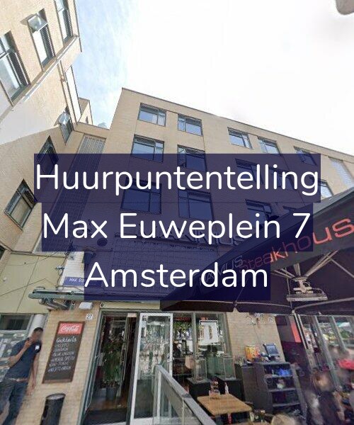 Foto gevel Huurpuntentelling voor Max Euweplein 7, Amsterdam