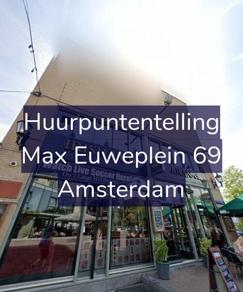 Foto gevel Huurpuntentelling voor Max Euweplein 69, Amsterdam