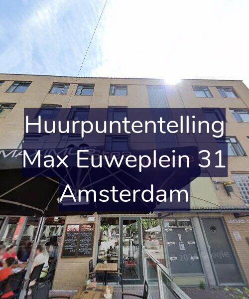 Foto gevel Huurpuntentelling voor Max Euweplein 31, Amsterdam