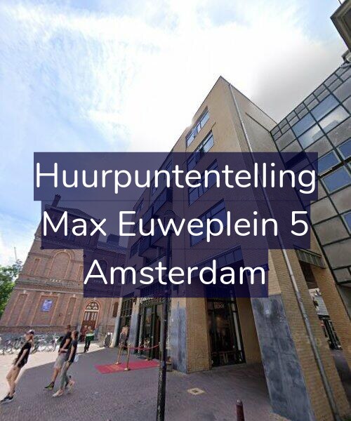 Foto gevel Huurpuntentelling voor Max Euweplein 5, Amsterdam