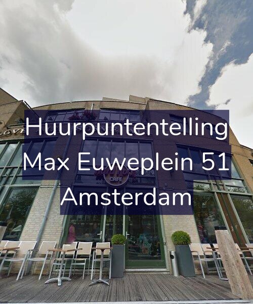 Foto gevel Huurpuntentelling voor Max Euweplein 51, Amsterdam