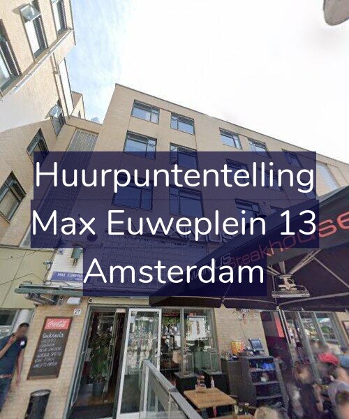 Foto gevel Huurpuntentelling voor Max Euweplein 13, Amsterdam
