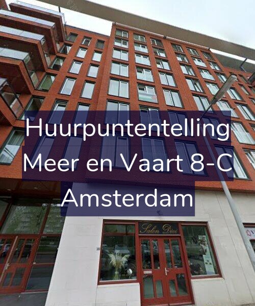 Foto gevel Huurpuntentelling voor Meer en Vaart 8-C, Amsterdam