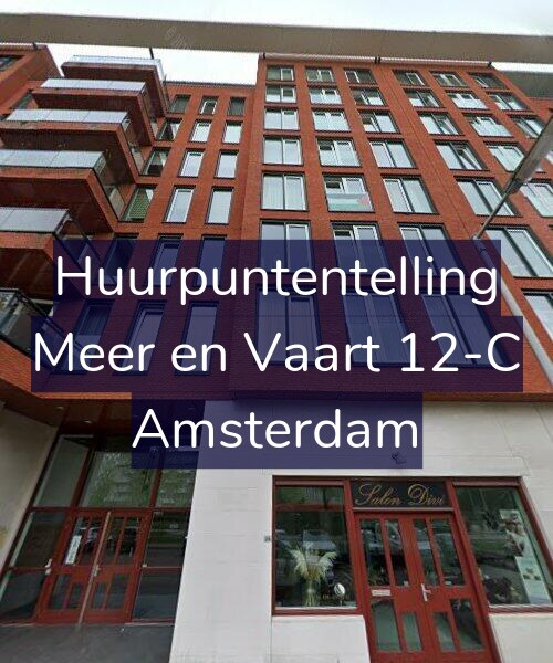 Foto gevel Huurpuntentelling voor Meer en Vaart 12-C, Amsterdam