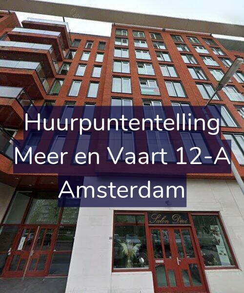 Foto gevel Huurpuntentelling voor Meer en Vaart 12-A, Amsterdam