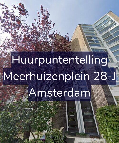 Foto gevel Huurpuntentelling voor Meerhuizenplein 28-J, Amsterdam