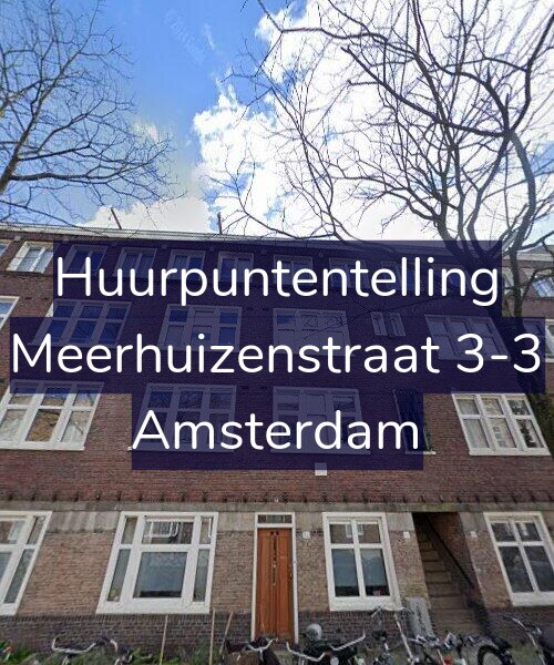 Foto gevel Huurpuntentelling voor Meerhuizenstraat 3-3, Amsterdam