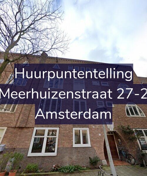 Foto gevel Huurpuntentelling voor Meerhuizenstraat 27-2, Amsterdam