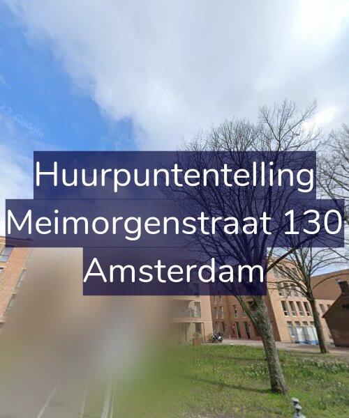 Foto gevel Huurpuntentelling voor Meimorgenstraat 130, Amsterdam