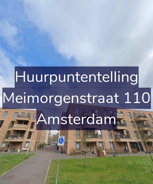 Foto gevel Huurpuntentelling voor Meimorgenstraat 110, Amsterdam