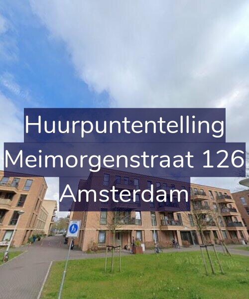 Foto gevel Huurpuntentelling voor Meimorgenstraat 126, Amsterdam