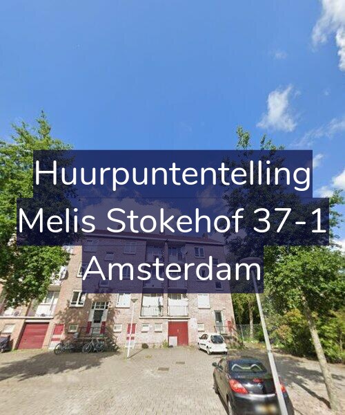 Foto gevel Huurpuntentelling voor Melis Stokehof 37-1, Amsterdam