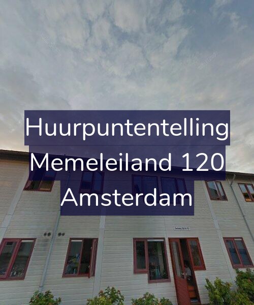 Foto gevel Huurpuntentelling voor Memeleiland 120, Amsterdam