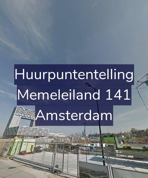 Foto gevel Huurpuntentelling voor Memeleiland 141, Amsterdam