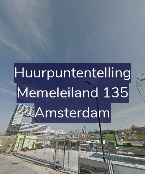 Foto gevel Huurpuntentelling voor Memeleiland 135, Amsterdam