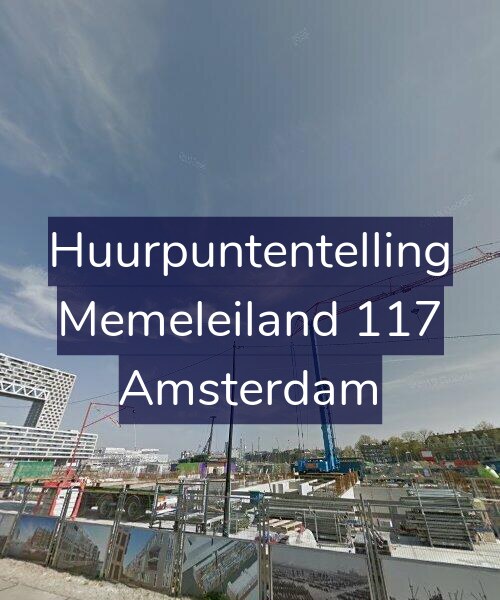 Foto gevel Huurpuntentelling voor Memeleiland 117, Amsterdam