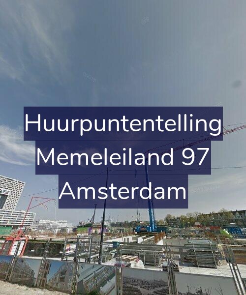 Foto gevel Huurpuntentelling voor Memeleiland 97, Amsterdam