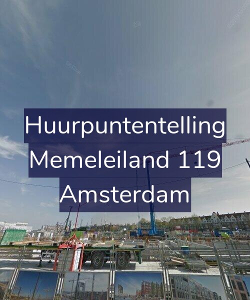 Foto gevel Huurpuntentelling voor Memeleiland 119, Amsterdam