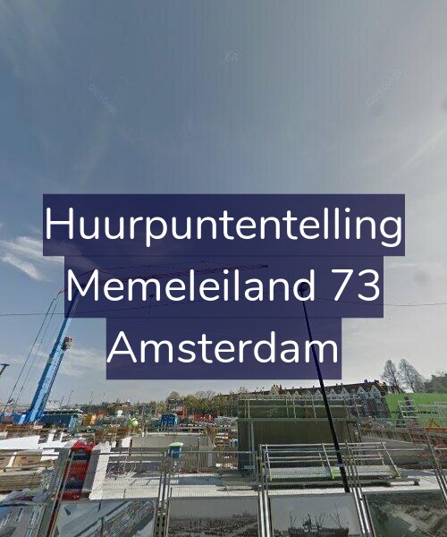 Foto gevel Huurpuntentelling voor Memeleiland 73, Amsterdam