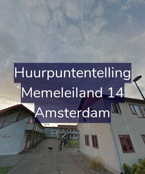Foto gevel Huurpuntentelling voor Memeleiland 14, Amsterdam