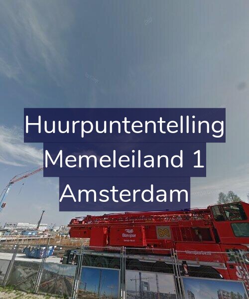 Foto gevel Huurpuntentelling voor Memeleiland 1, Amsterdam