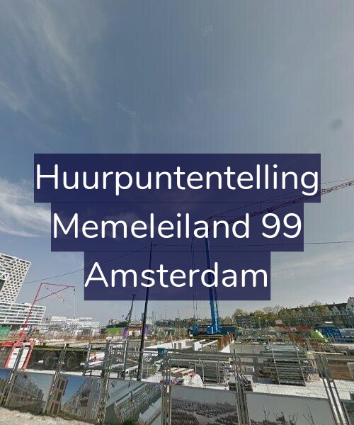 Foto gevel Huurpuntentelling voor Memeleiland 99, Amsterdam