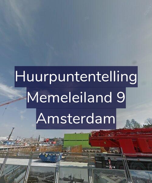 Foto gevel Huurpuntentelling voor Memeleiland 9, Amsterdam