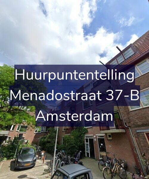 Foto gevel Huurpuntentelling voor Menadostraat 37-B, Amsterdam