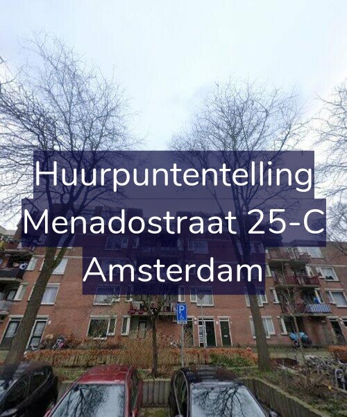 Foto gevel Huurpuntentelling voor Menadostraat 25-C, Amsterdam