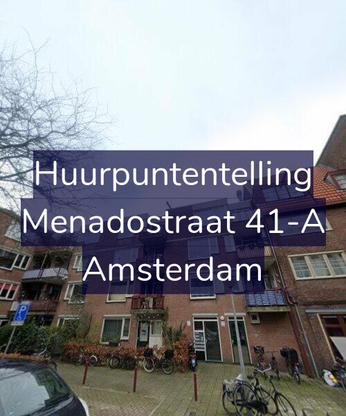 Foto gevel Huurpuntentelling voor Menadostraat 41-A, Amsterdam
