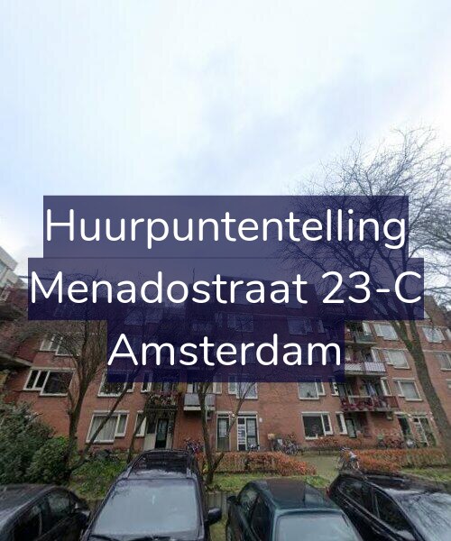 Foto gevel Huurpuntentelling voor Menadostraat 23-C, Amsterdam
